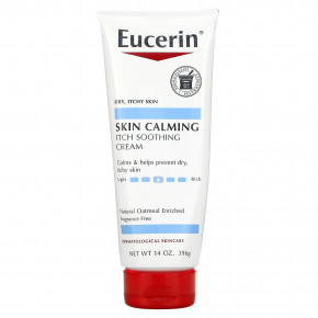 Eucerin, Успокаивающий крем, для сухой, раздраженной кожи, без отдушек, 396 г (14 унций) - описание | фото