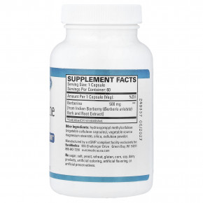 EuroMedica, берберин, 500 мг, 60 капсул в Москве - eco-herb.ru | изображение EuroMedica, берберин, 500 мг, 60 капсул в Москве - eco-herb.ru | фото