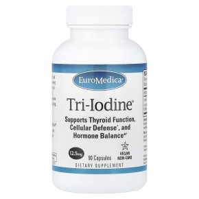 EuroMedica, Tri-Iodine®, 12,5 мг, 90 капсул в Москве - eco-herb.ru | изображение EuroMedica, Tri-Iodine®, 12,5 мг, 90 капсул в Москве - eco-herb.ru | фото