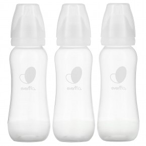 Evenflo Feeding, Balance+, флаконы со стандартными свойствами, для детей от 0 месяцев, с медленным потоком, 3 флакона по 270 мл (9 унций) в Москве - eco-herb.ru | фото