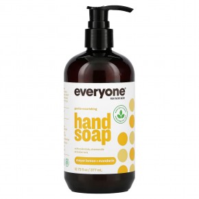 Everyone, мыло для рук, с ароматом лимона Мейера и мандарина, 377 мл (12,75 жидк. унции) - описание