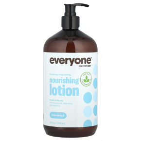 Everyone, питательный лосьон без запаха, 946 мл (32 жидк. унции) - описание | фото