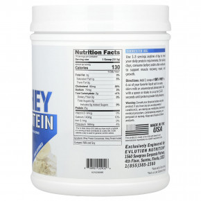 EVLution Nutrition, 100% сывороточный протеин, без добавок, 454 г (1 фунт) в Москве - eco-herb.ru | фото