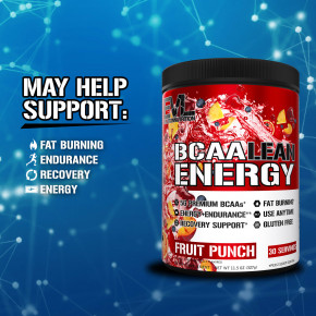 EVLution Nutrition, BCAA Lean Energy®, фруктовый пунш, 327 г (11,5 унции) в Москве - eco-herb.ru | фото