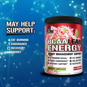 EVLution Nutrition, BCAA Lean Energy®, со вкусом вишневого лаймада, 321 г (11,3 унции) в Москве - eco-herb.ru | фото