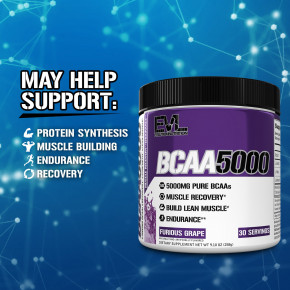 EVLution Nutrition, BCAA5000®, виноград Furious, 258 г (9,1 унции) в Москве - eco-herb.ru | изображение EVLution Nutrition, BCAA5000®, виноград Furious, 258 г (9,1 унции) в Москве - eco-herb.ru | фото