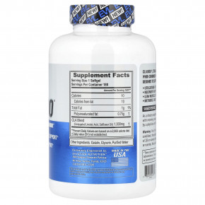 EVLution Nutrition, CLA1000®, средство для коррекции веса без стимуляторов, 180 капсул (1000 мг в 1 капсуле) в Москве - eco-herb.ru | фото