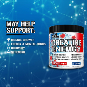 EVLution Nutrition, Creatine Energy™, Rocket Pop, 258 г (9,1 унции) в Москве - eco-herb.ru | изображение EVLution Nutrition, Creatine Energy™, Rocket Pop, 258 г (9,1 унции) в Москве - eco-herb.ru | фото