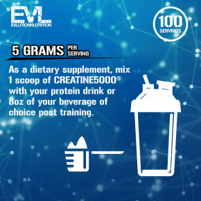 EVLution Nutrition, Creatine5000®, без добавок, 500 г (17,64 унции) в Москве - eco-herb.ru | изображение EVLution Nutrition, Creatine5000®, без добавок, 500 г (17,64 унции) в Москве - eco-herb.ru | фото