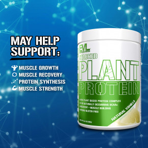 EVLution Nutrition, комплексный растительный протеин, со вкусом натуральной ванили, 300 г (0,66 фунта) в Москве - eco-herb.ru | фото