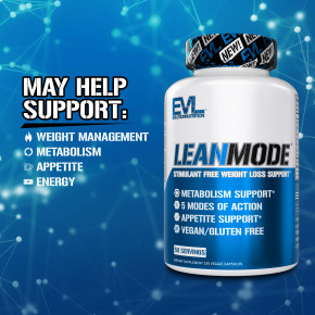 EVLution Nutrition, LeanMode, добавка для поддержки снижения веса без стимуляторов, 150 растительных капсул в Москве - eco-herb.ru | фото