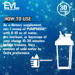 EVLution Nutrition, PumpMode, Нестимулирующий ускоритель помпы, 4,44 унции (126 г) в Москве - eco-herb.ru | фото