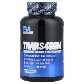EVLution Nutrition, Trans4orm®, добавка для поддержки снижения веса, 120 капсул в Москве - eco-herb.ru | фото