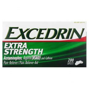 Excedrin, Extra Strength, 200 Caplets в Москве - eco-herb.ru | фото
