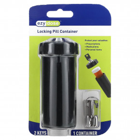 Ezy Dose, набор контейнеров для таблеток с замком, 1 шт. - описание | фото