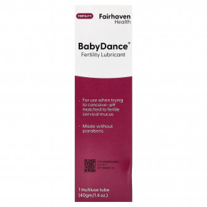 Fairhaven Health, BabyDance®, смазка для повышения фертильности, 1 универсальный тюбик, 40 г (1,4 унции) в Москве - eco-herb.ru | фото