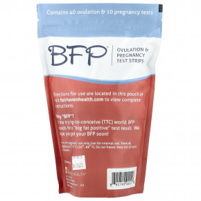Fairhaven Health, BFP®, тест-полоски на овуляцию и беременность, 40 тестов на овуляцию и 10 тестов на беременность в Москве - eco-herb.ru | фото