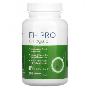 Fairhaven Health, FH Pro Omega-3, натуральный цитрус, 90 мягких таблеток в Москве - eco-herb.ru | фото