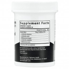 Fairhaven Health, IsoFresh™, вагинальный пробиотик, 30 капсул в Москве - eco-herb.ru | фото