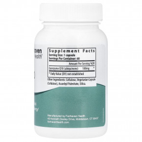 Fairhaven Health, коэнзим Q10, 60 капсул (100 мг в 1 капсуле) в Москве - eco-herb.ru | изображение Fairhaven Health, коэнзим Q10, 60 капсул (100 мг в 1 капсуле) в Москве - eco-herb.ru | фото