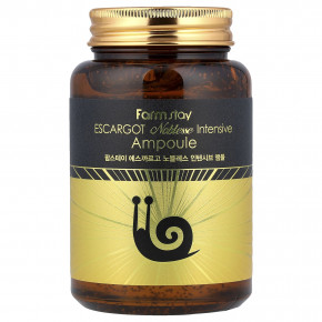 Farmstay, Escargot Noblesse, сыворотка для интенсивного действия, 250 мл (8,45 жидк. унции) - описание | фото