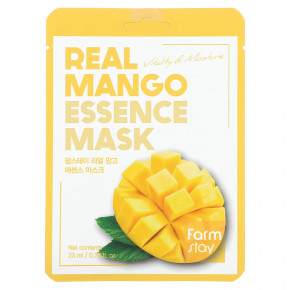 Farmstay, Real Mango Essence Beauty Mask, 1 листовая маска, 23 мл (0,78 жидк. унц.) в Москве - eco-herb.ru | фото