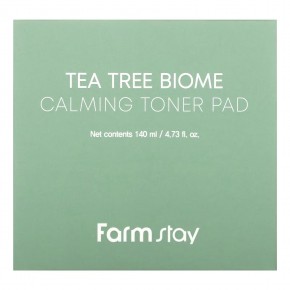 Farmstay, Tea Tree Biome, успокаивающий тонизирующий диск, 4,73 жидк. унция $ 12.99 (140 мл) в Москве - eco-herb.ru | фото