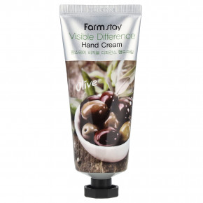 Farmstay, Visive Difference, крем для рук, оливковый вкус, 100 г (3,52 унции) в Москве - eco-herb.ru | фото