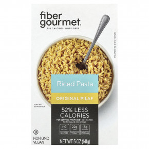 Fiber Gourmet, Паста с рисом, оригинальный плов, 141 г (5 унций) - описание