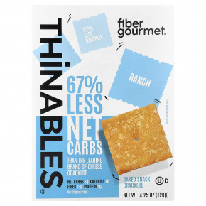 Fiber Gourmet, Thinables®, Ranch, 120 г (4,25 унции) в Москве - eco-herb.ru | фото