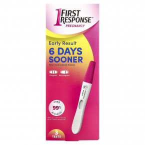 First Response, тест на беременность, ранний результат, 3 теста - описание | фото