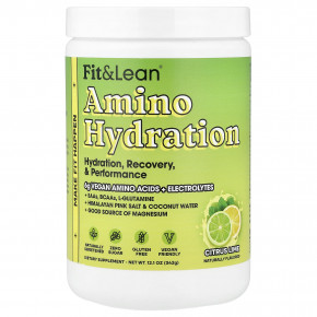 Fit & Lean, Amino Hydration, аминокислота с цитрусовыми и лаймом, 342 г (12,1 унции) - подробнее Fit & Lean, Amino Hydration, аминокислота с цитрусовыми и лаймом, 342 г (12,1 унции) - описание