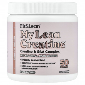 Fit & Lean, My Lean Creatine™, без добавок, 205 г (7,2 унции) в Москве - eco-herb.ru | изображение Fit & Lean, My Lean Creatine™, без добавок, 205 г (7,2 унции) в Москве - eco-herb.ru | фото