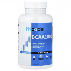 fitcode, BCAA 1000, 60 капсул - описание | фото