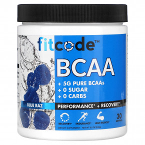 fitcode, BCAA, голубая малина, 240 г (8,5 унции) в Москве - eco-herb.ru | фото