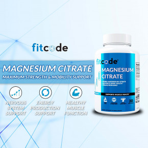 fitcode, цитрат магния, 60 вегетарианских капсул (200 мг в 1 капсуле) в Москве - eco-herb.ru | фото