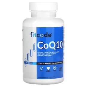 fitcode, Коэнзим Q10, 100 мг, 60 шт. в Москве - eco-herb.ru | фото