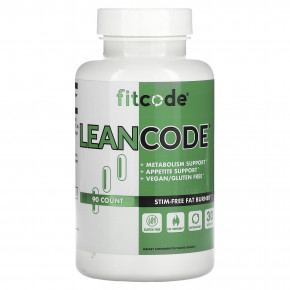 fitcode, LeanCode`` 90 растительных капсул - описание | фото