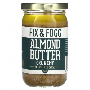 Fix & Fogg, Almond Butter Crunchy, 10 oz (283 g) в Москве - eco-herb.ru | фото
