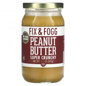 Fix & Fogg, Peanut Butter, Super Crunchy, 13.2 oz (375 g) в Москве - eco-herb.ru | фото