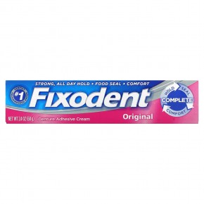 Fixodent, Адгезивный крем для протезов, оригинальный, 68 г (2,4 унции) в Москве - eco-herb.ru | фото