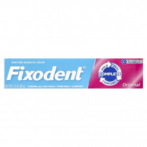 Fixodent, клейкий крем для зубных протезов, оригинальный, 68 г (2,4 унции) в Москве - eco-herb.ru | фото