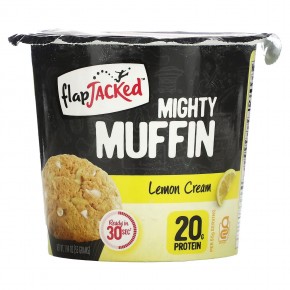 FlapJacked, Mighty Muffin, лимонный крем, 55 г (1,94 унции) в Москве - eco-herb.ru | фото