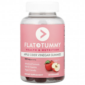 Flat Tummy, яблочный уксус в жевательных таблетках, со вкусом натурального яблока, 60 жевательных таблеток в Москве - eco-herb.ru | изображение Flat Tummy, яблочный уксус в жевательных таблетках, со вкусом натурального яблока, 60 жевательных таблеток в Москве - eco-herb.ru | фото