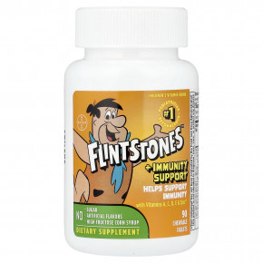 Flintstones, мультивитамины для детей, поддержка иммунитета, 90 жевательных таблеток в Москве - eco-herb.ru | фото