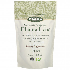Certified Organic FloraLax, органический продукт, 198 г (7 унций) - описание | фото