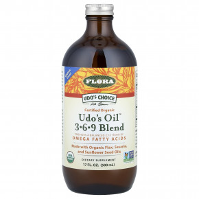 Flora, Organic Udo's Oil™, смесь 3, 6, 9, 500 мл (17 жидк. унций) в Москве - eco-herb.ru | изображение Flora, Organic Udo's Oil™, смесь 3, 6, 9, 500 мл (17 жидк. унций) в Москве - eco-herb.ru | фото