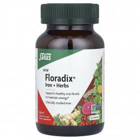 Floradix® Iron + Herbs, 120 Liquid Phyto-Caps в Москве - eco-herb.ru | фото