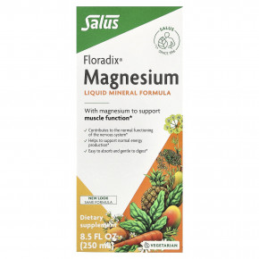 Floradix, магний, 250 мл (8,5 жидк. унции) - описание | фото