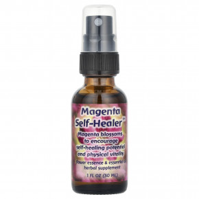 Flower Essence Services, Magenta Self-Healer ™, цветочная эссенция и эфирное масло, 30 мл (1 жидк. унц.) - описание | фото